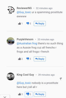 Proof that king cool guy reviewerng and purplevenom are alternate accounts