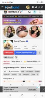 PROOF THAT PURPLEVENOM CREATE ACCOUNT P0RNO AND HE DON’T CREATE MODS