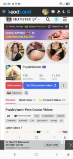 PROOF THAT PURPLEVENOM CREATE ACCOUNT P0RNO AND HE DON’T CREATE MODS