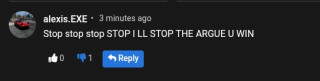 ALEXIS. EXE DEFEATED