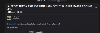 Proof that purplevenom is a kid and that these are examples of my actions to frighten them with fear