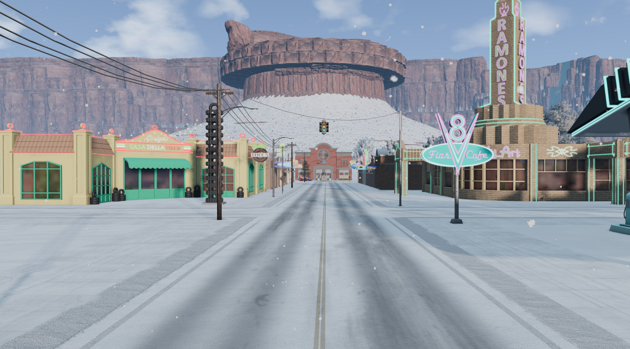 Radiator Springs Snowy (Winter Edition)