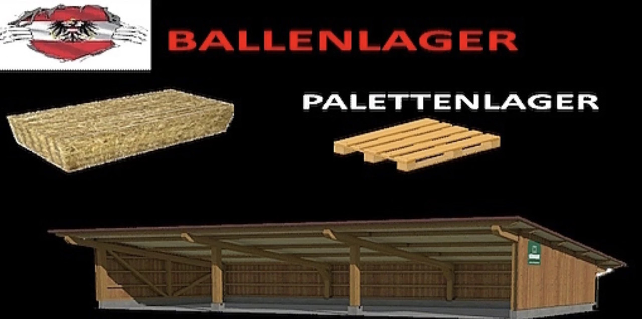 Bale pallet storage