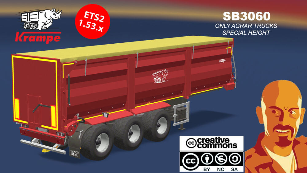 KRAMPE SB3060 AGRAR TRAILER