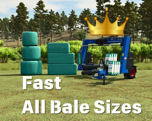 Fast Wrapping For All Bale Sizes