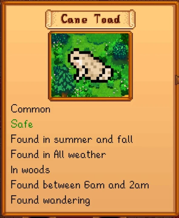 Nature In The Valley (Catchable Creatures)