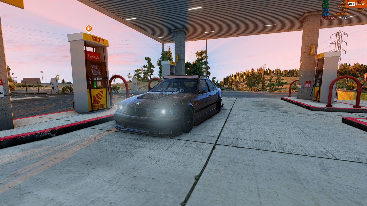 Bmw E36 addons BodyKits-improved engine sound