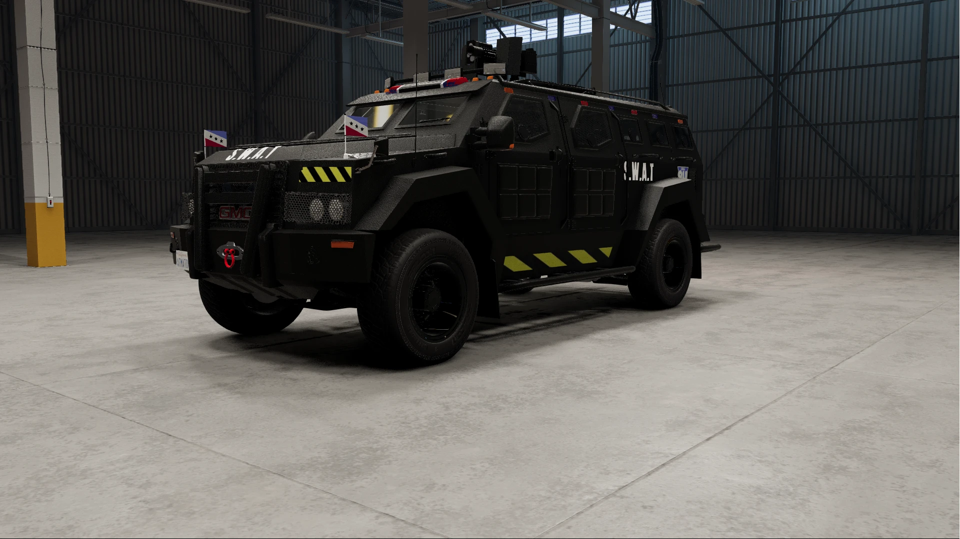 GMO Brute Swat Truck Free - BeamNG.drive