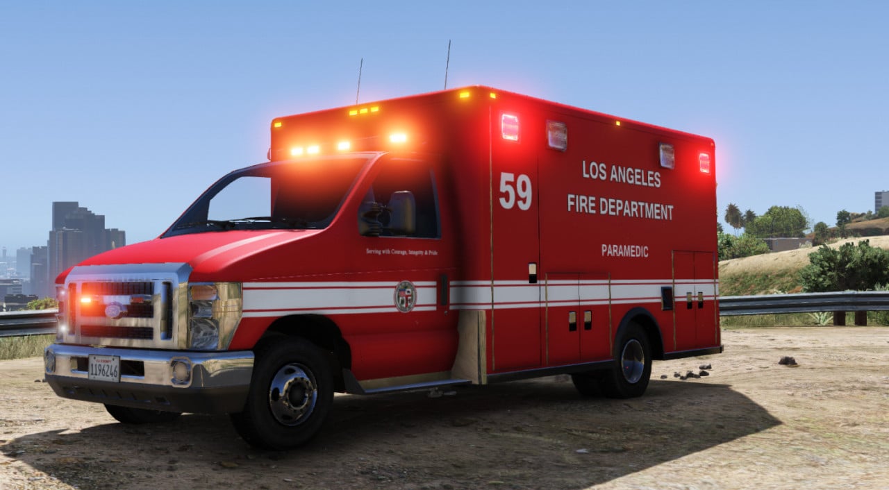 Ford E450 LAFD based Ambulance