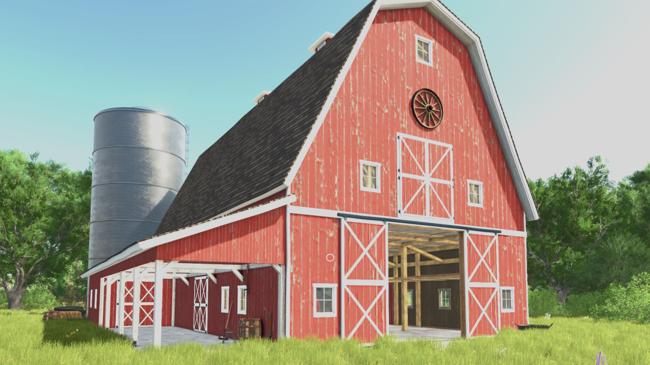 Elmcreek Farmbarn with Silo