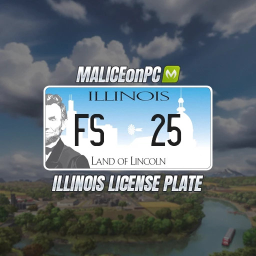 Illinois License Plate