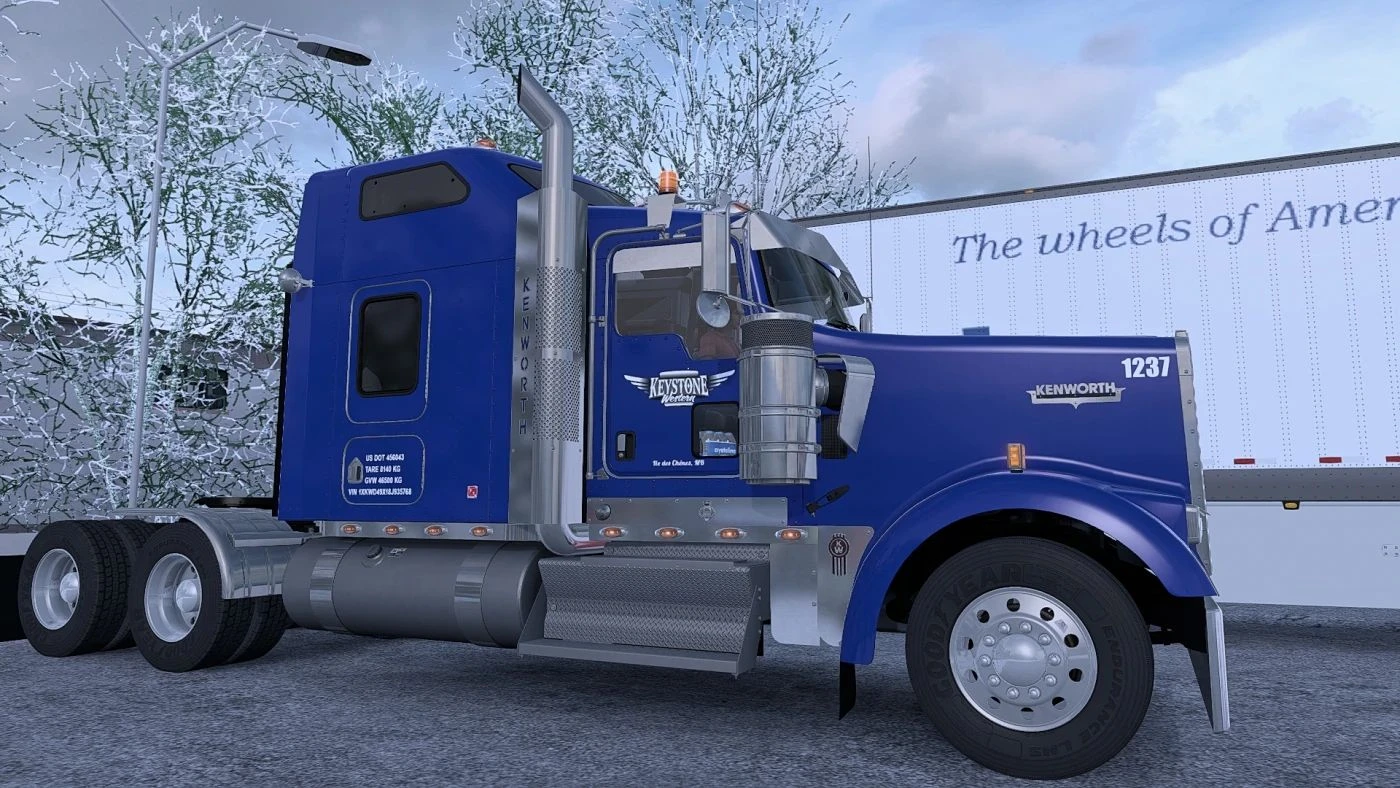 Ol' Blue skin for Kenworth W900 1.0