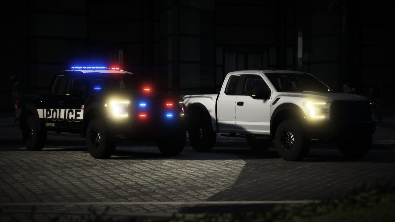 Police and Civilian 2017 Ford Raptor