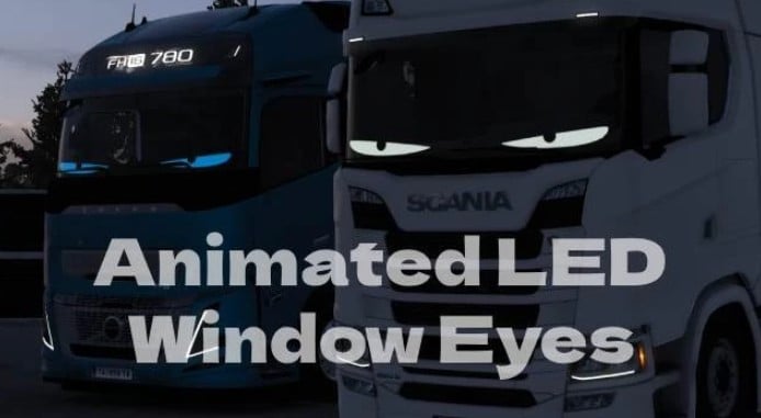 Animated LED Window Eyes