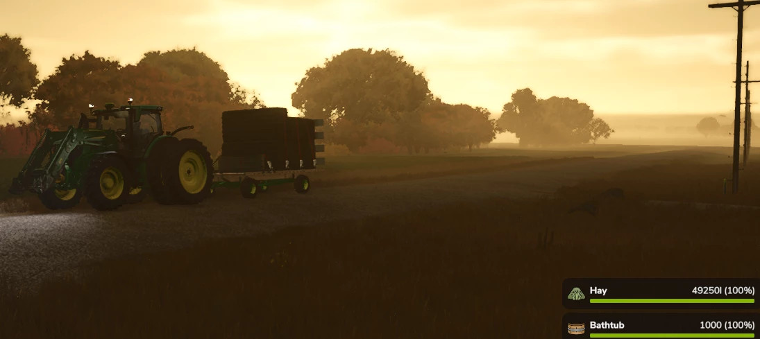 John Deere 1075 Hay Wagon