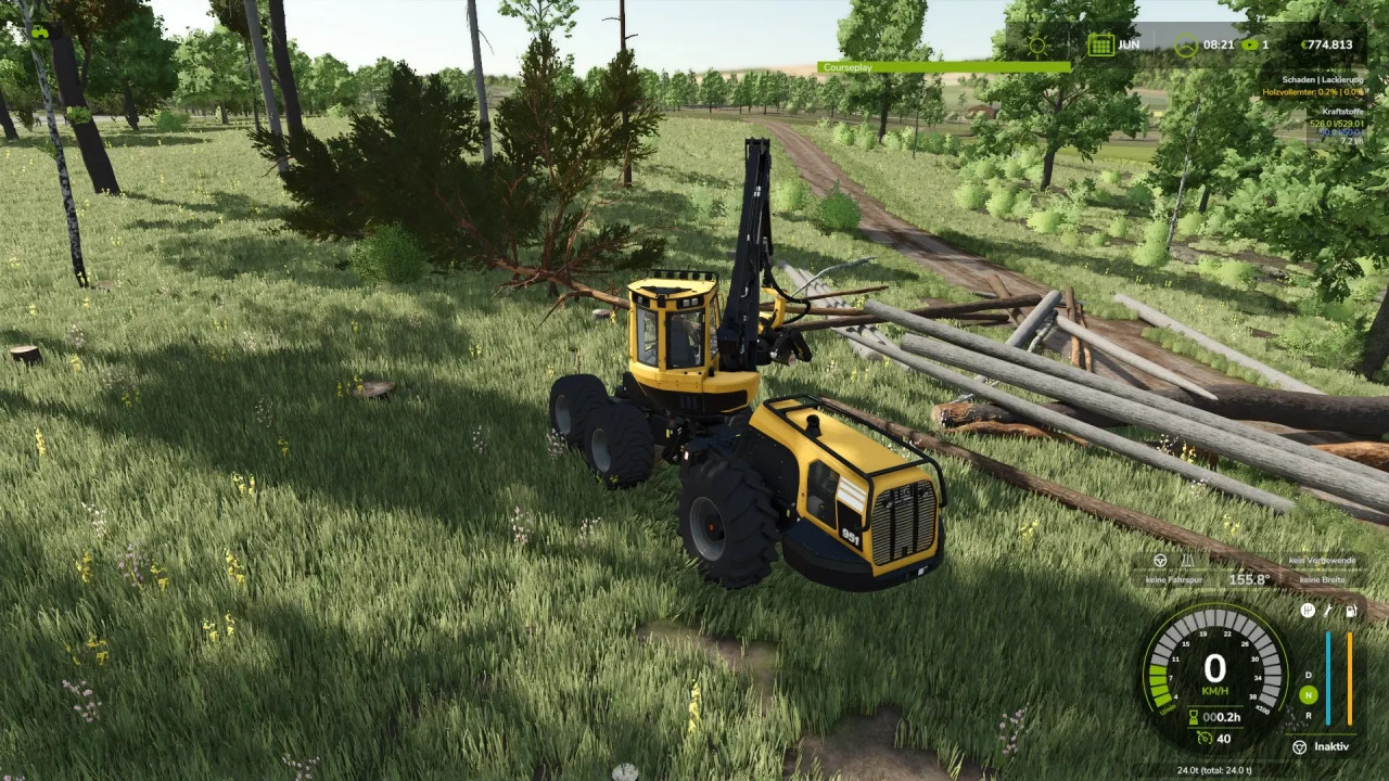 Wood harvester Komatsu 951