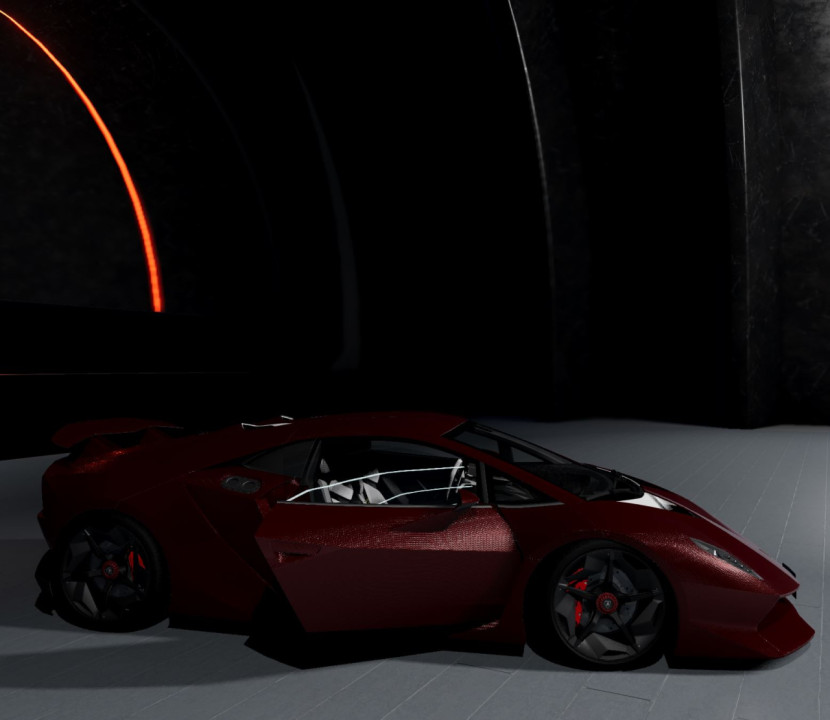 Lamborghini Sesto Elemento Custom (Drag Version + Full PBR)