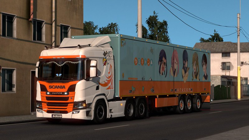 Paintable Griffin for Scania P, G series