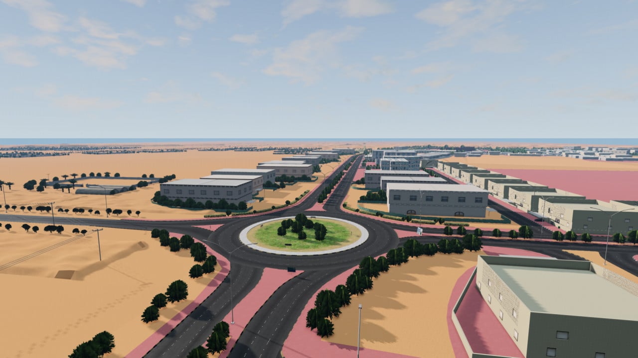 Crash and Explore: Kuwait Map for BeamNG.drive!