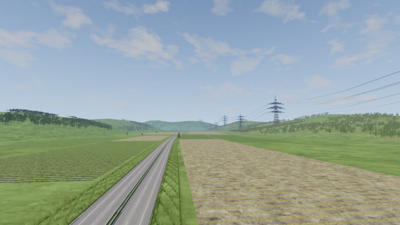 Speed and Smash: German Autobahn Map for BeamNG.drive!