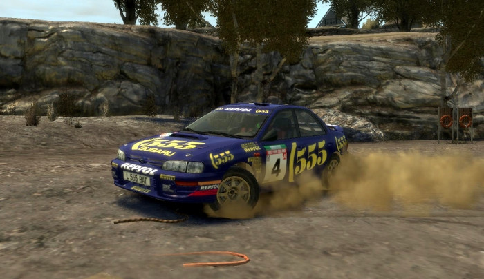 555 Subaru Rally Team Paintjob For Impreza WRX STI Rally