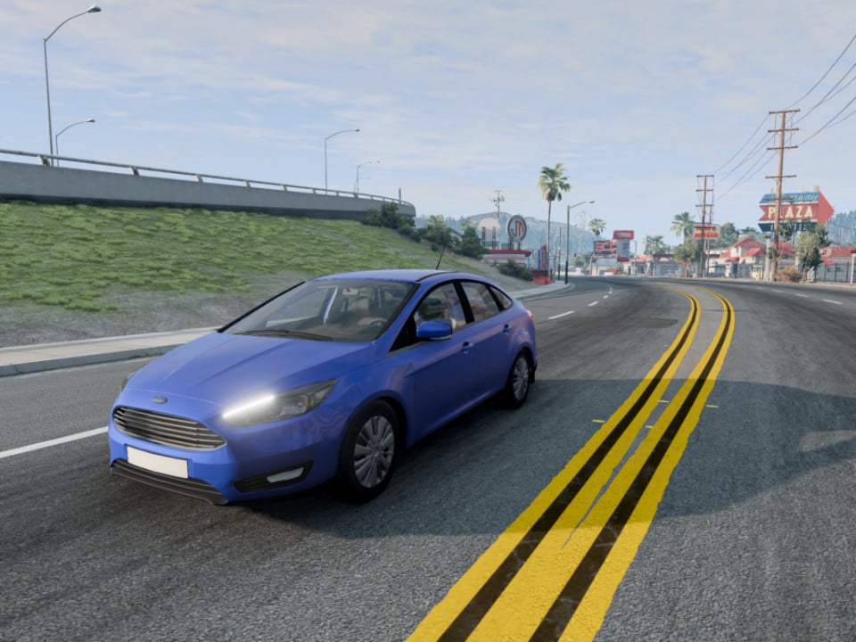 Ford Focus 3 Sedan with airbags!!!