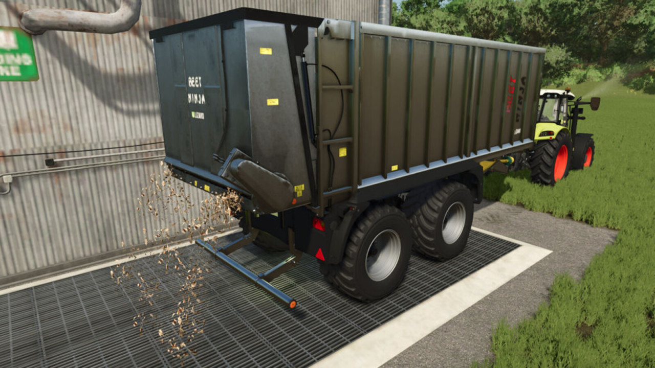 Trailer With Beet Cutter