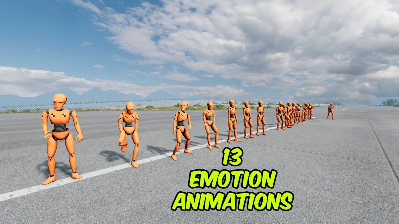 Dummy 13 Emotion ANIMATIONS