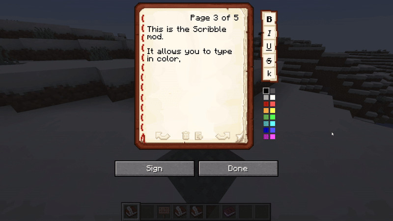 Scribble [Minecraft 1.21.4, 1.21.1, 1.20.1]