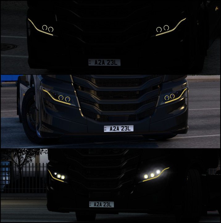 Custom Headlight for Iveco S-Way SCS