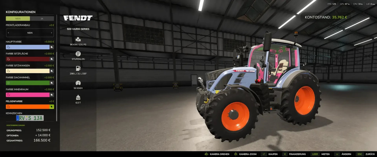 Fendt 500 Vario Series Edited
