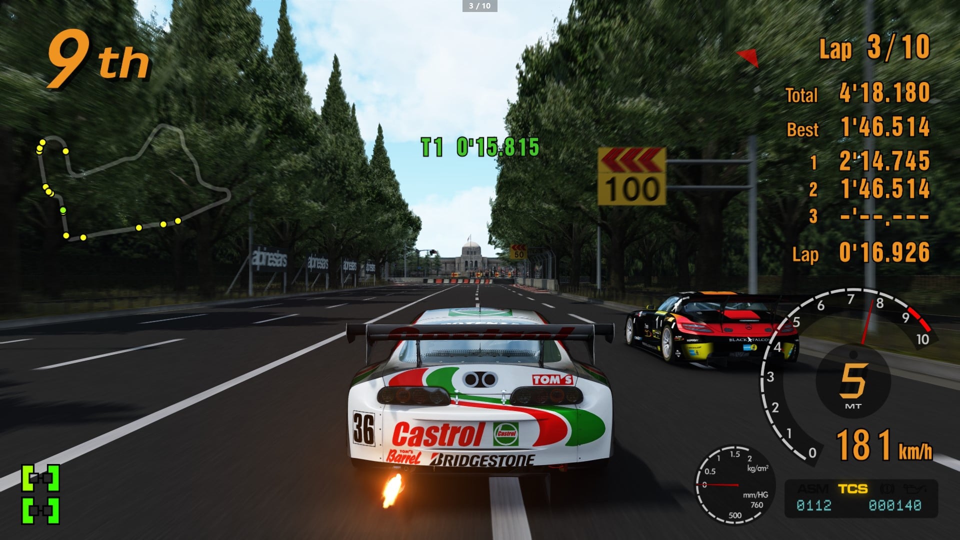 Gran Turismo 3 HUD image 6