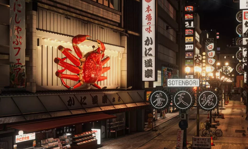Sotenbori, Osaka (Yakuza Like A Dragon)