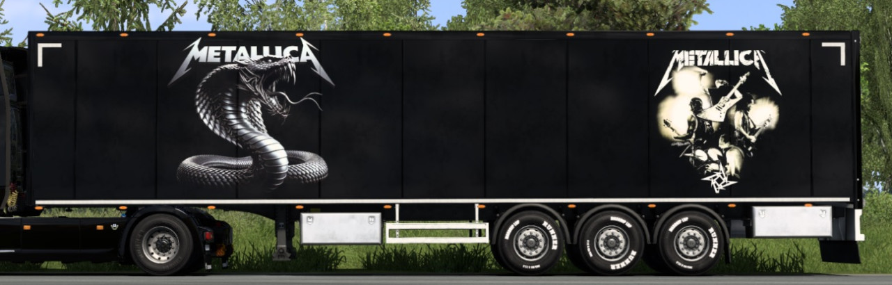 Metallica skin SCS DryVan box trailer
