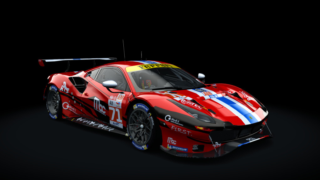 Ferrari 488 GTE Evo 2018 Le Mans Spec Michelotto