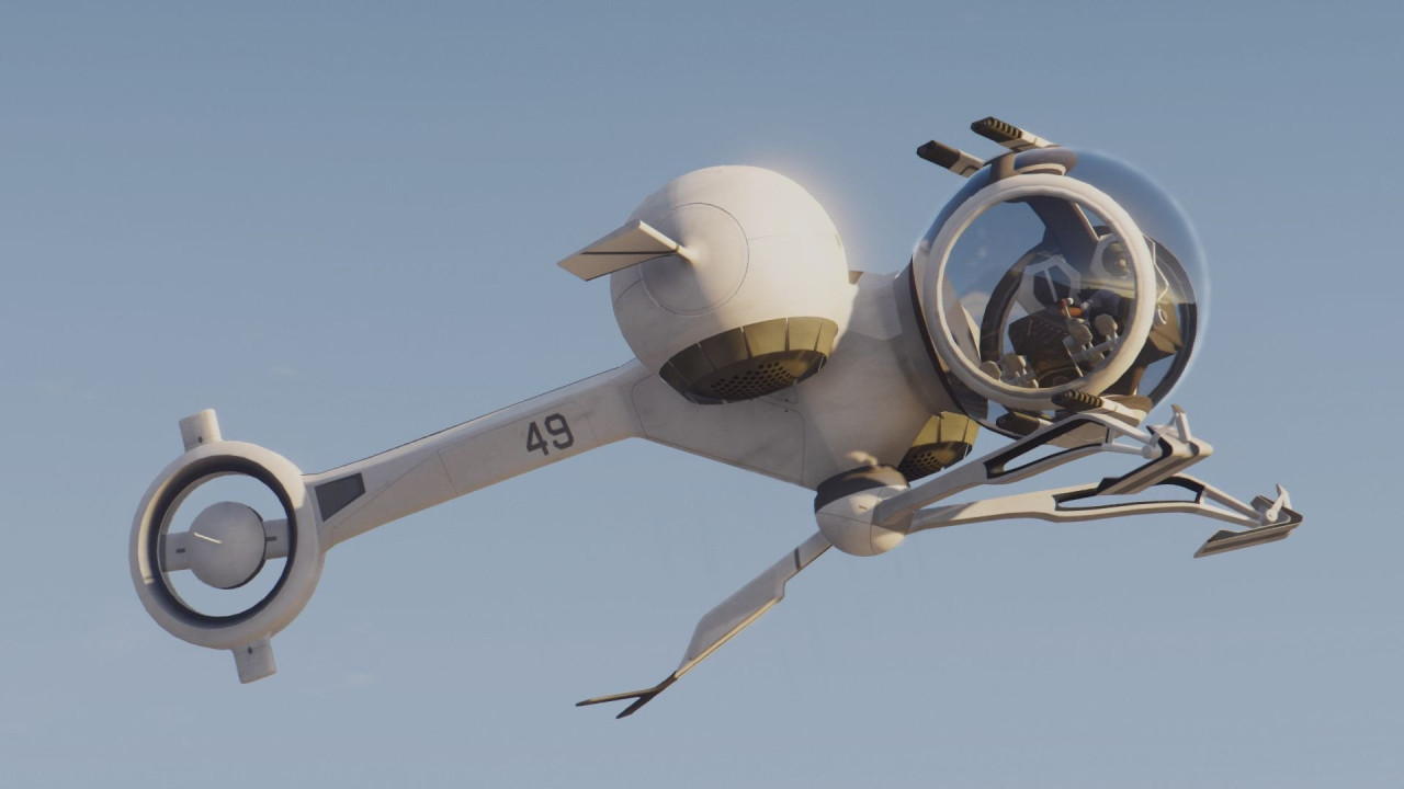 Bubbleship from the Movie Oblivion