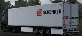 DB Schenker trailer mod ETS2 (SCS box trailer) 1.0 thumbnail 2