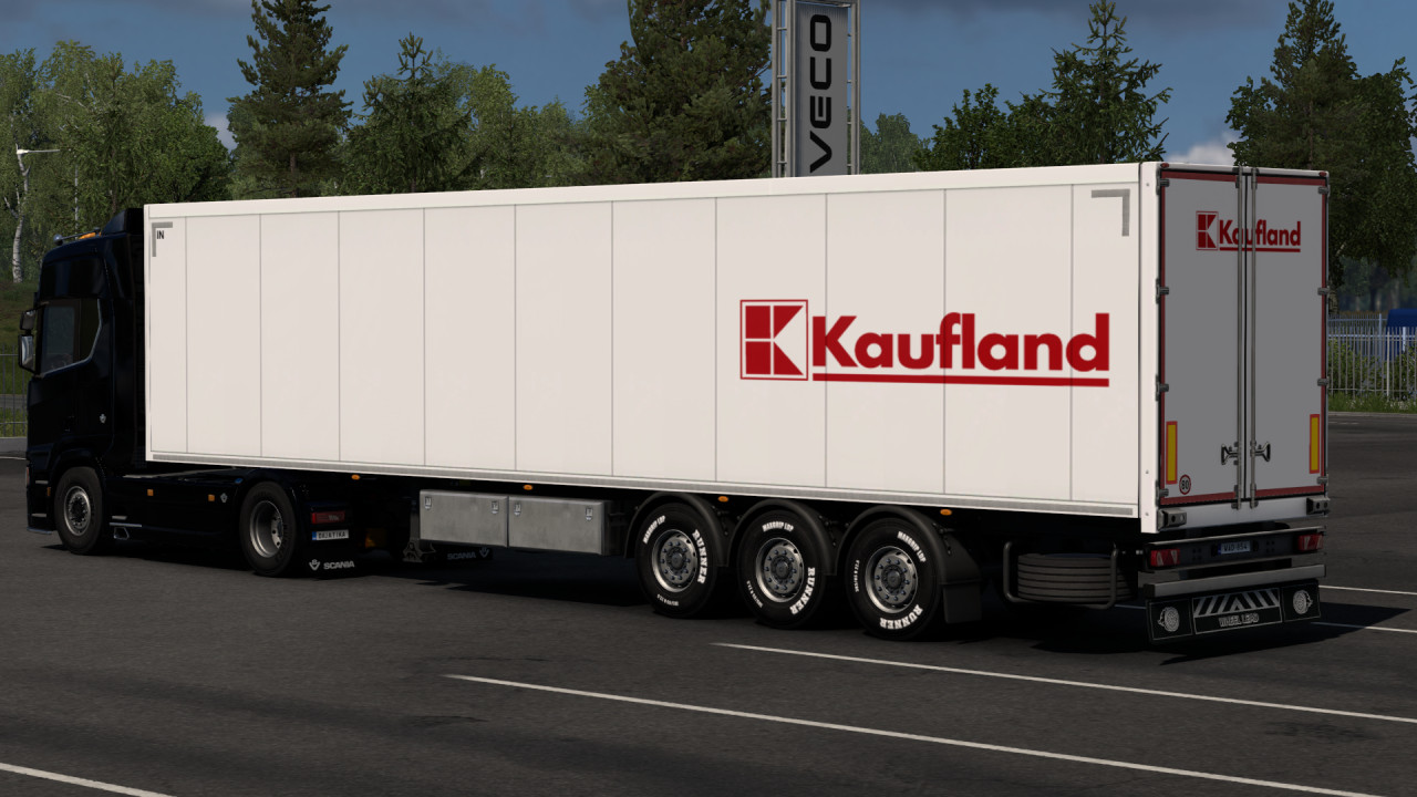 Kaufland skin SCS box trailer