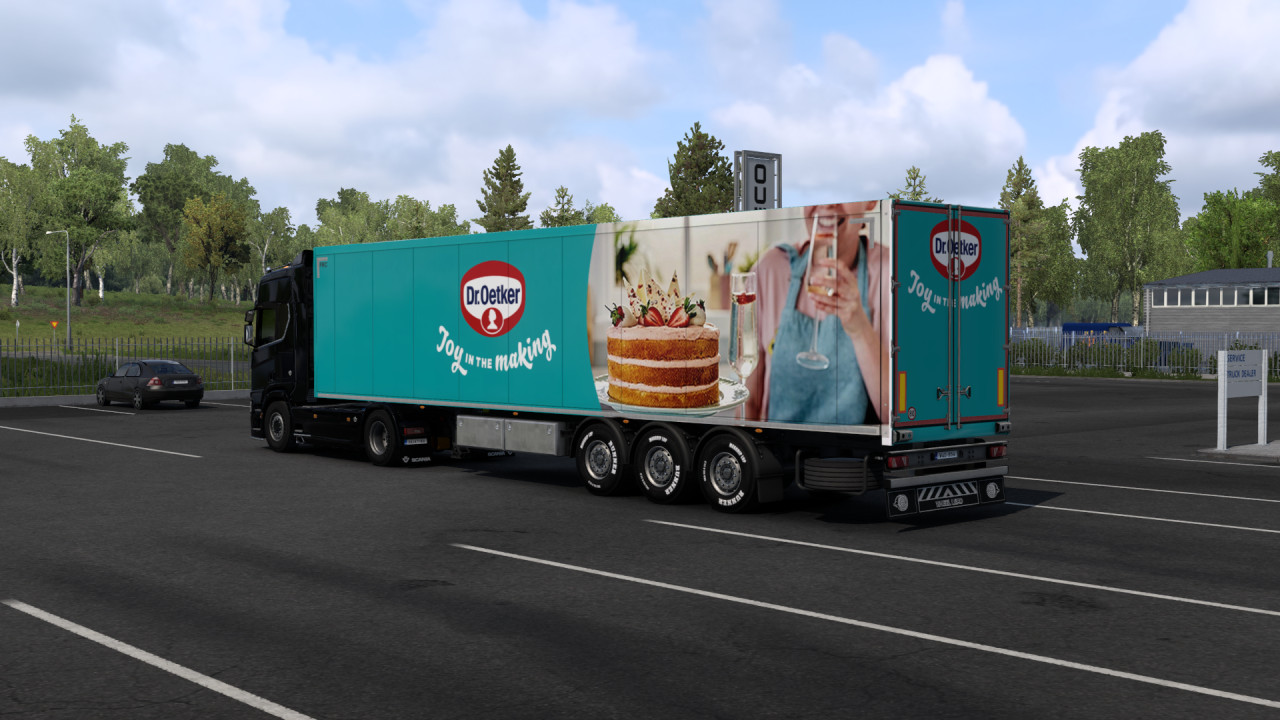 Dr. Oetker skin SCS box trailer