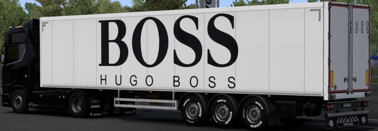 Hugo Boss skin SCS box trailer
