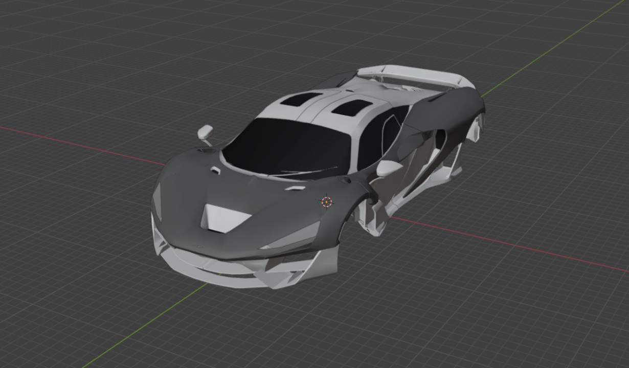 Mclaren W1 (3D MODEL ONLY)