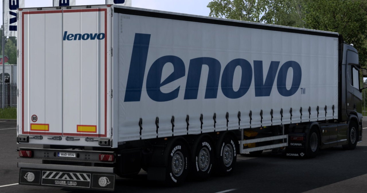 Lenovo  skin SCS box trailer