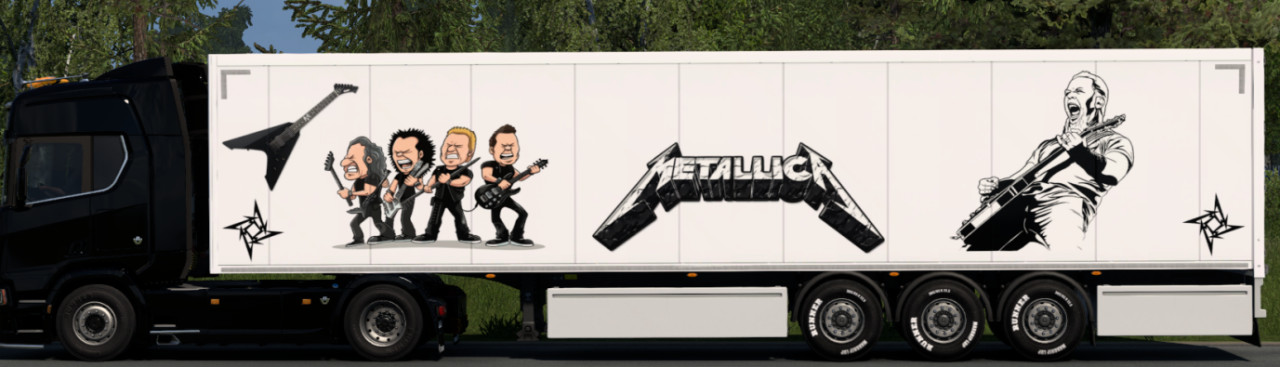 Metallica skin SCS DryVan box trailer