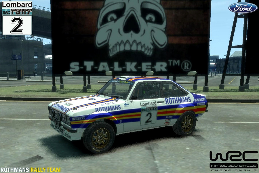 Rothmans Rally Team Paintjob For Escort Mk
