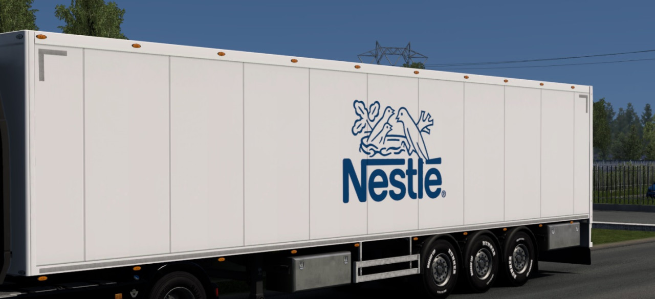 Nestle skin SCS DryVan box trailer