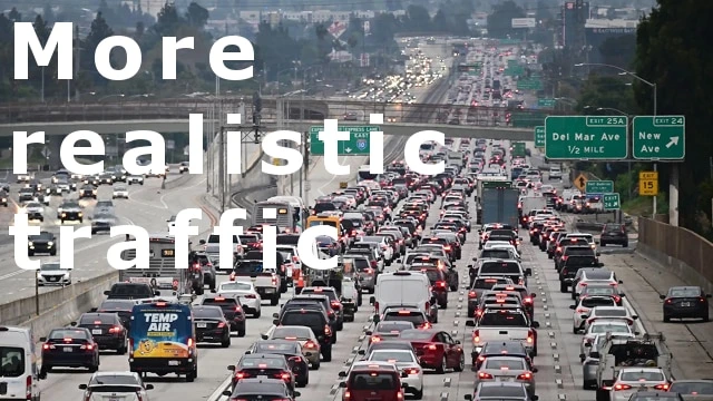 More realistic traffic 1.0
