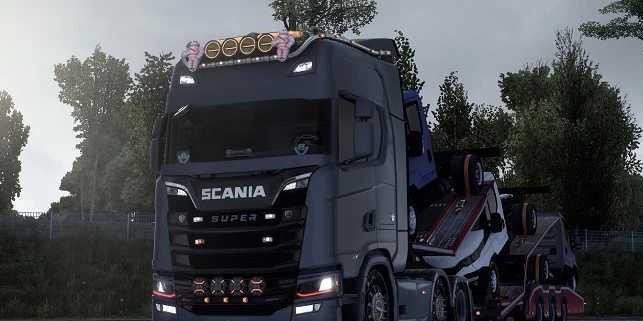 Scania V 8 Open Pipe Sound SJ Concept