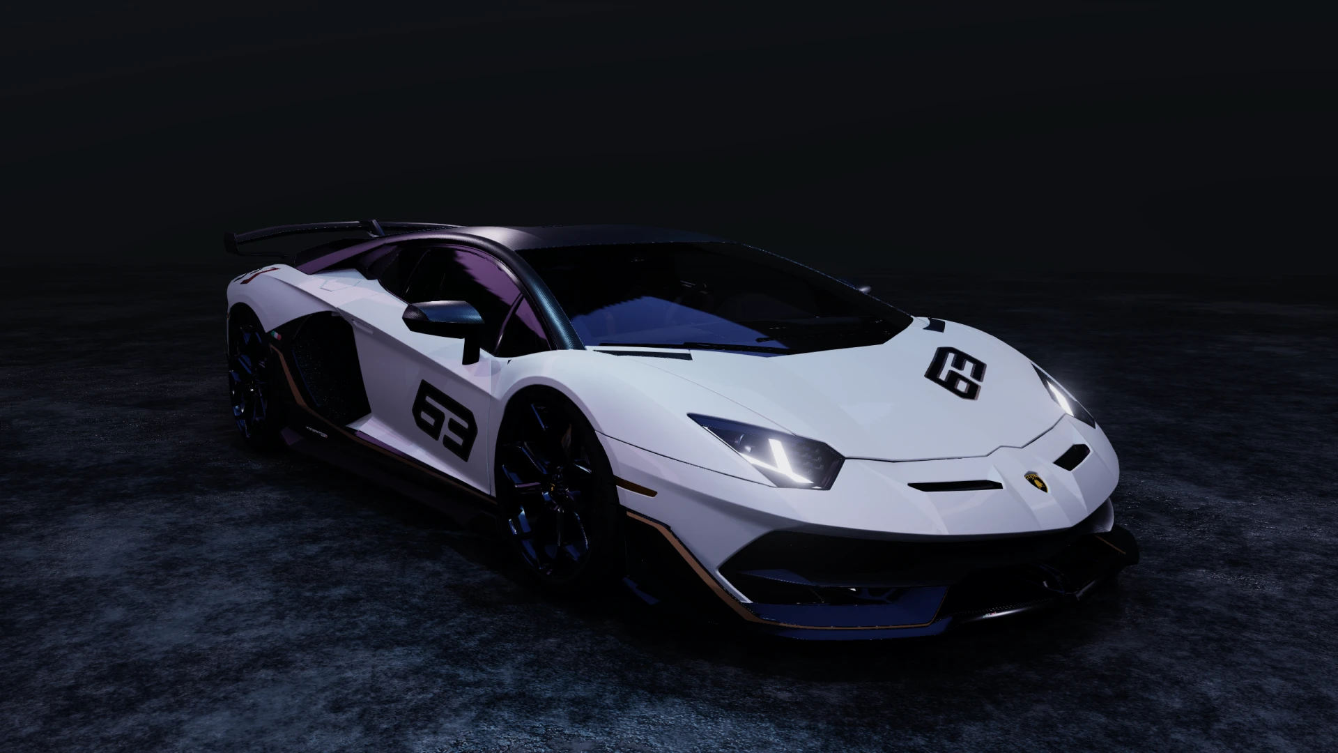 Lamborghini Aventador Test Version 4 - BeamNG.drive