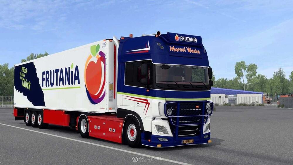 DAF XF106 530 Marcel Weske + Schmitz Trailer