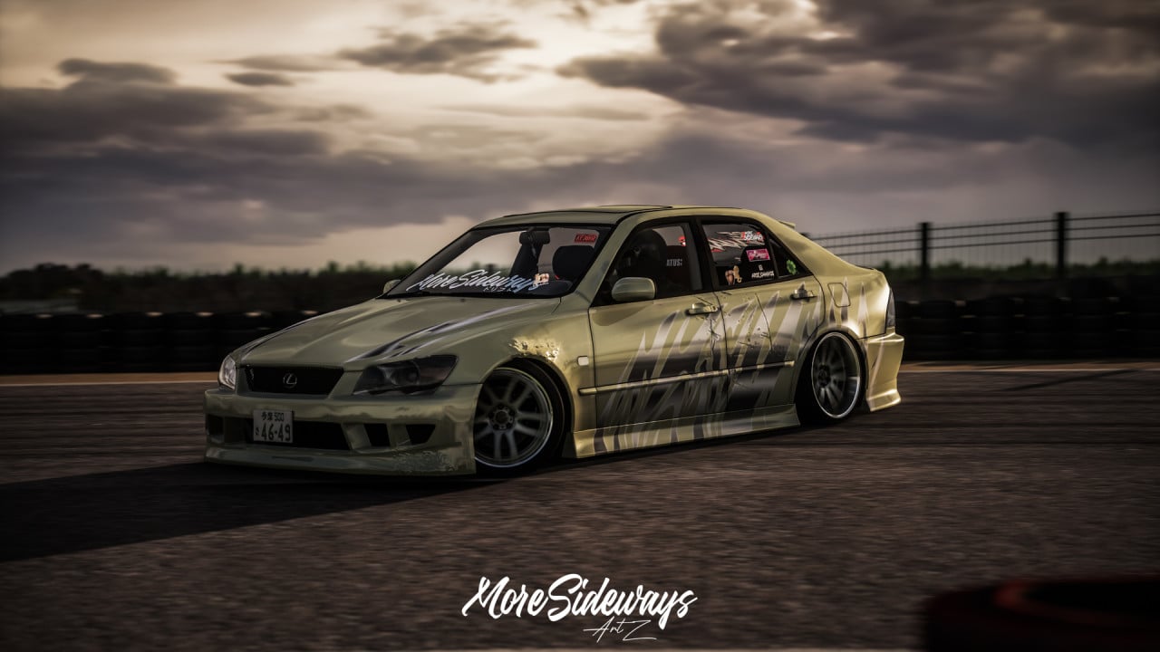 MoreSideways x ArtZ Lexus IS300